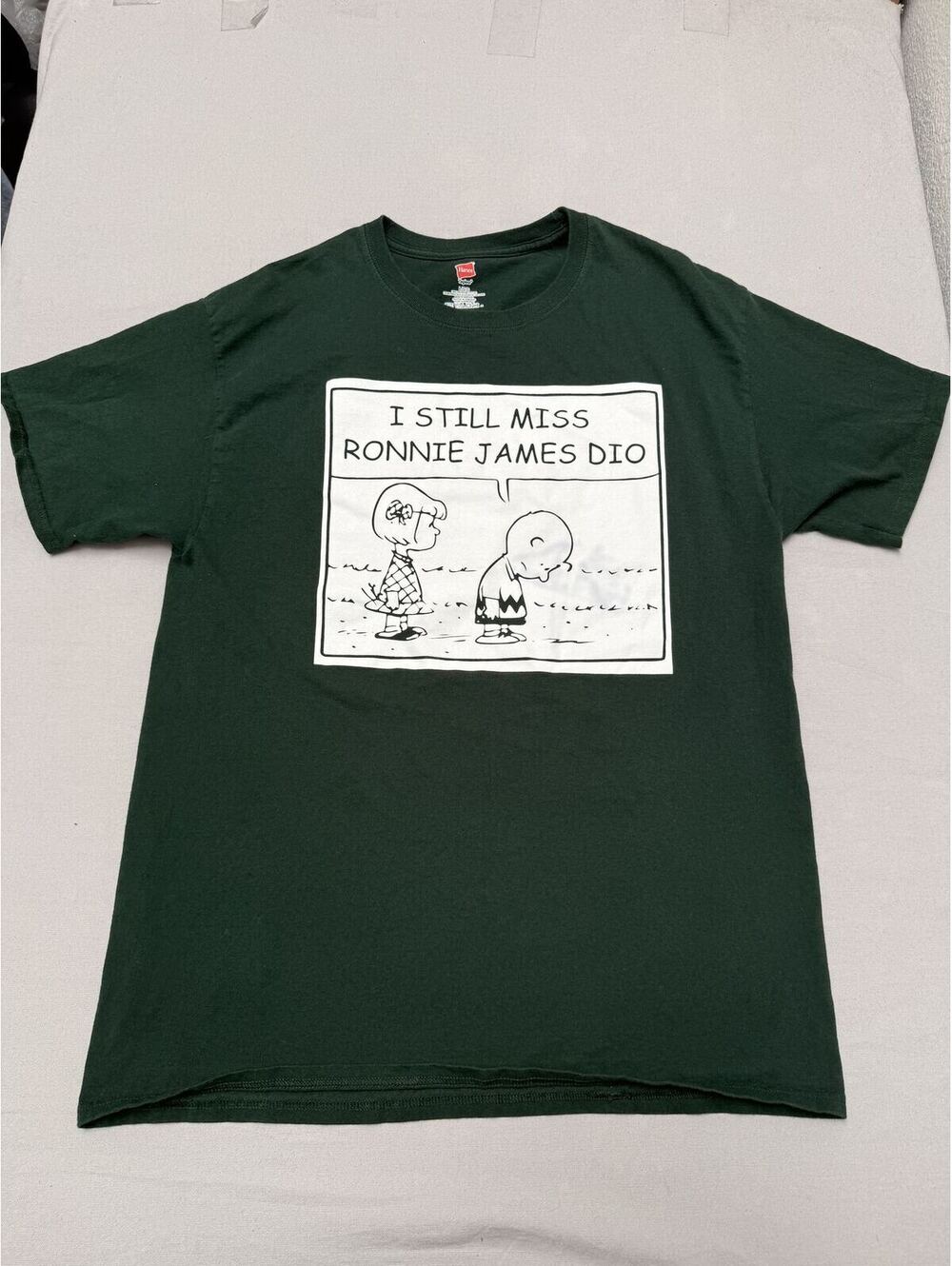 Ronnie James Dio Memorial T-shirt Charlie Brow RIP - L